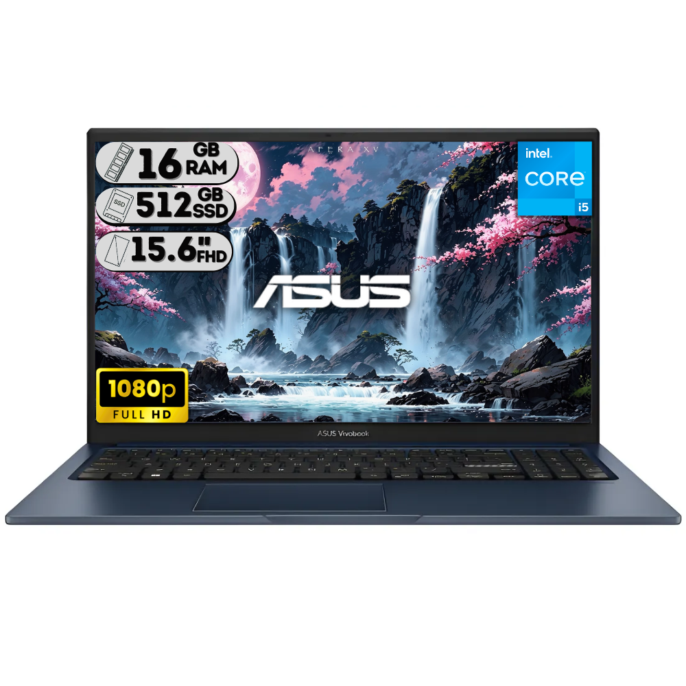 PORTATIL ASUS X1504VA-BQ5561 INTEL CORE I5 120U/ RAM DDR5 16GB/ SSD M.2 512GB/ 15.6" FHD AZUL CLARO