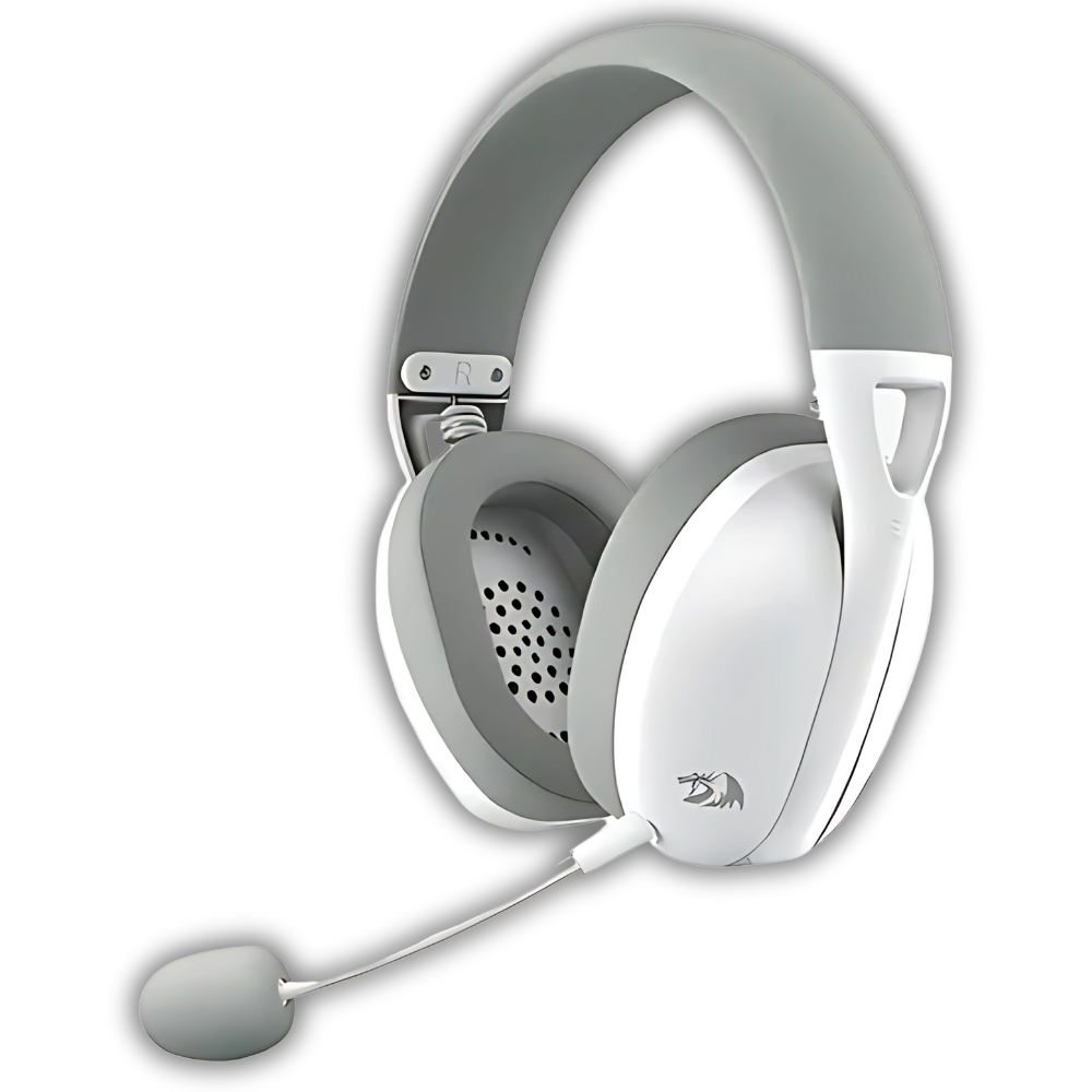DIADEMA GAMER INALAMBRICA REDRAGON IRE H848 GRIS-BLANCO
