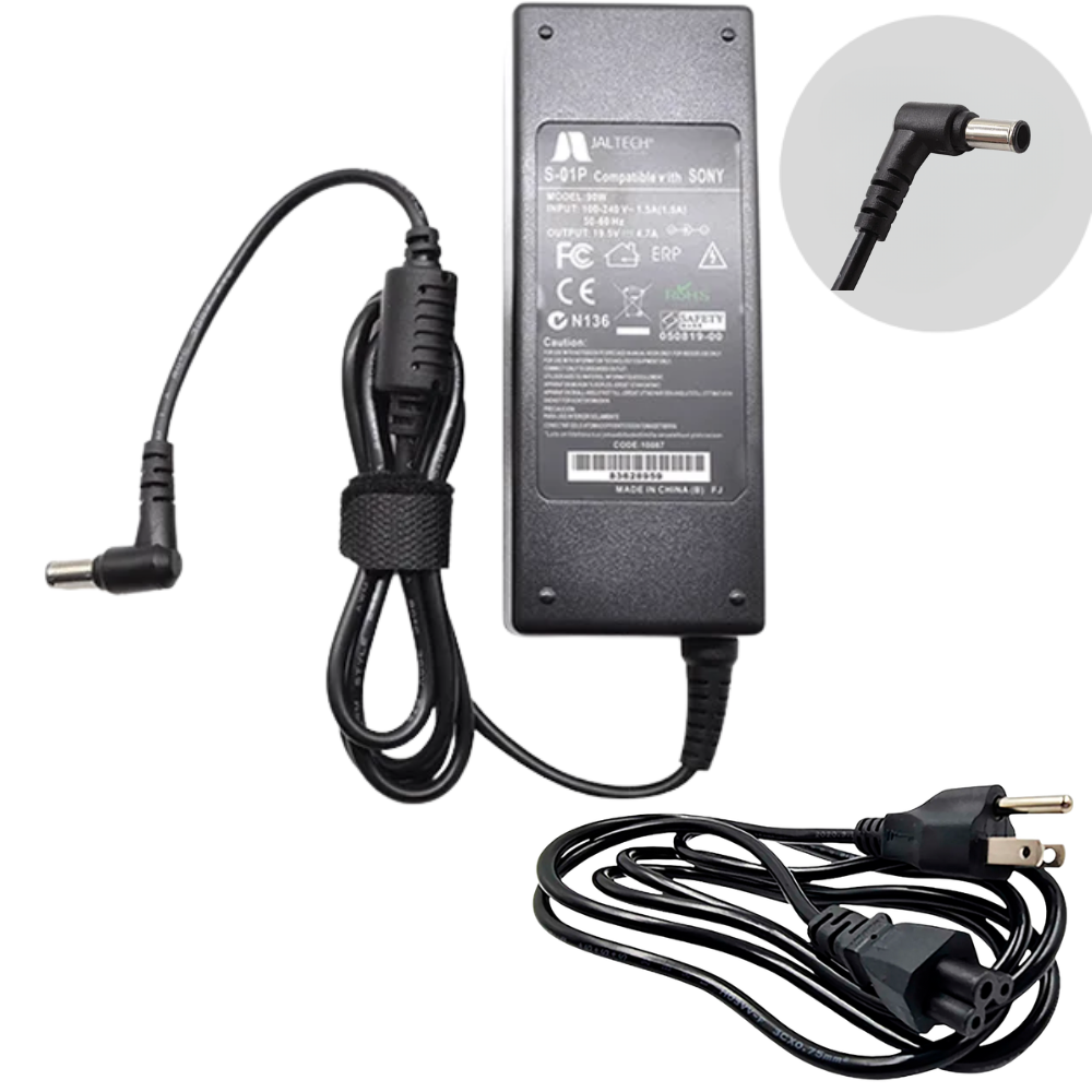 S01P CARGADOR SONY JALTECH 19.5V 4.7A 6.0*4.4MM