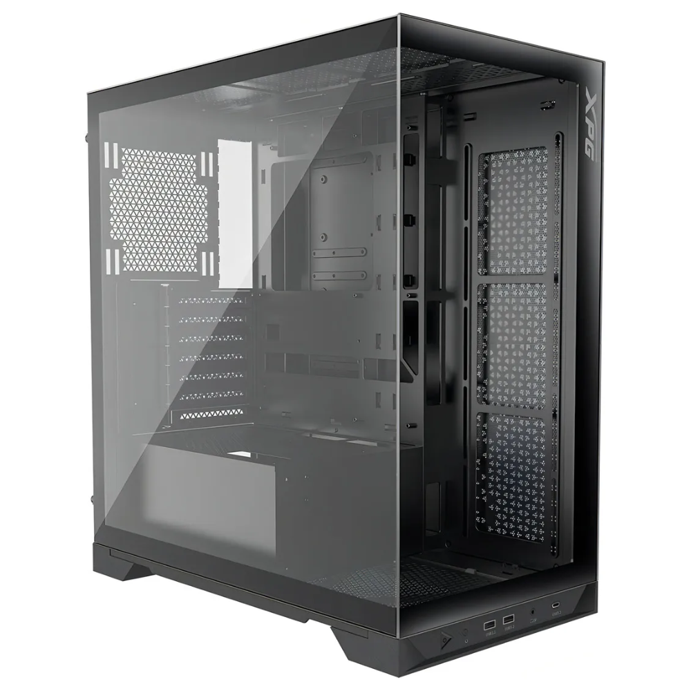 CAJA ATX XPG INVADER NEGRO X +5 VENTILADORES VIDRIO