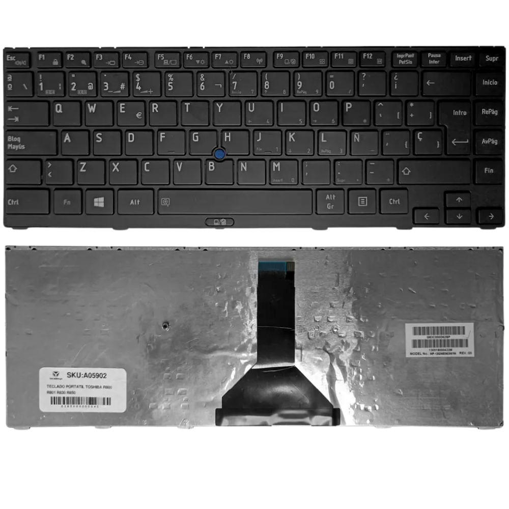 TECLADO TOSHIBA R800