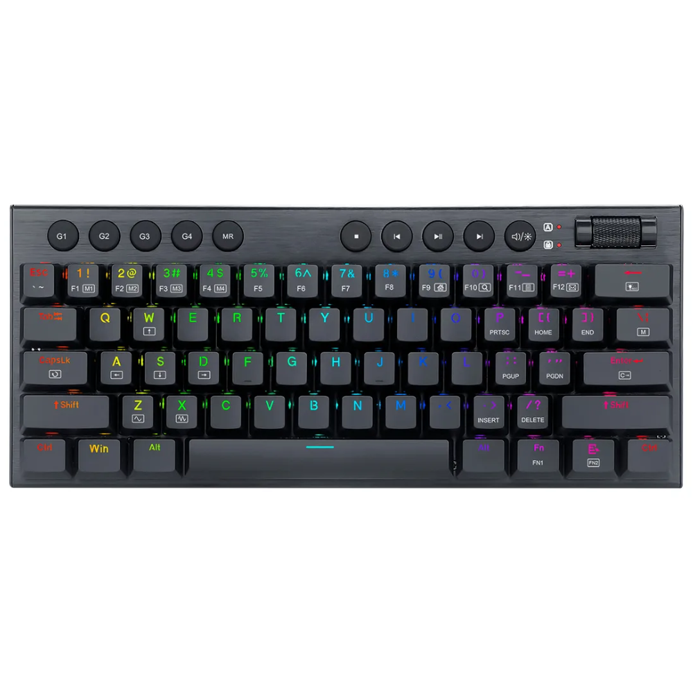 TECLADO REDRAGON HORUS MINI K632-RGB-PRO SWITCH ROJO EN INGLES NEGRO