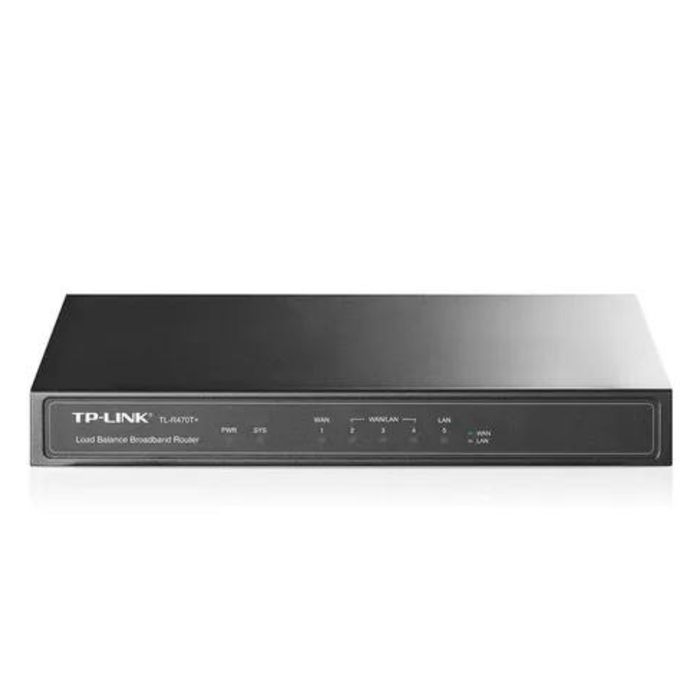 ROUTER TP-LINK TL-R470T+ BALANCEO DE CARGA  4 PUERTOS WAN