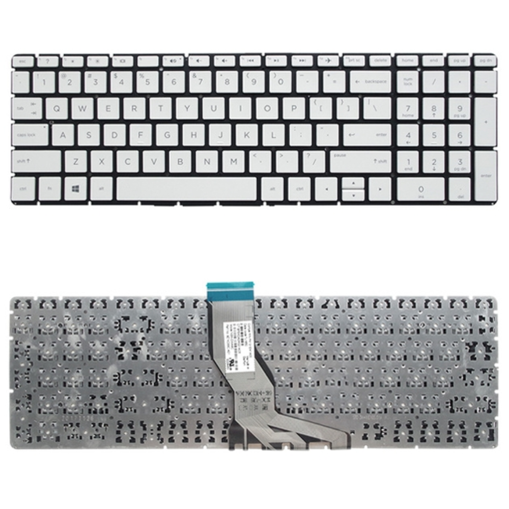 TECLADO HP 15-BS/15-BS000/15-BS1000/15-BS015DX/15-BS016DX/250-G6/255/15AB/15T/15Z/15-AU/15-BC PLATA