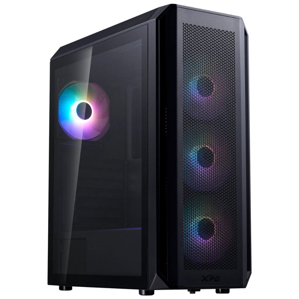 CAJA ATX XPG VALOR AIR PLUS 4 COOLER VIDRIO TEMPLADO NEGRO
