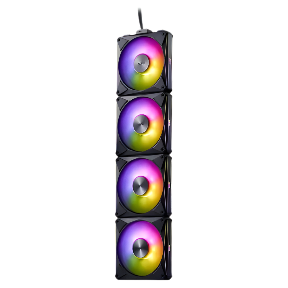 VENTILADOR XPG HURRICANE MAG 120MM ARGB 4 COOLER NEGRO