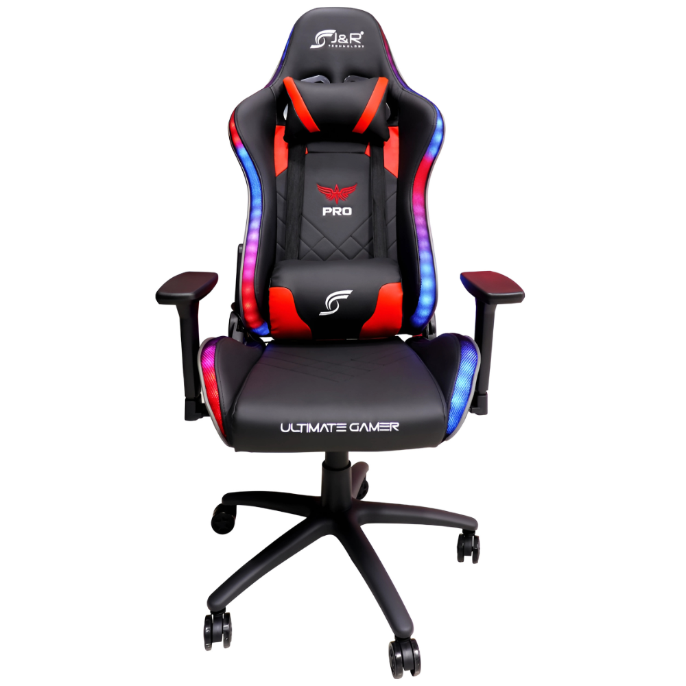 SILLA GAMER JYR ILUMINACION RGB PLUS 360 GRADOS SGJR-005