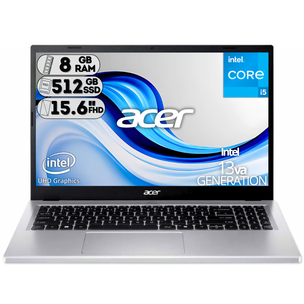 PORTATIL ACER AG15-71P-55RT INTEL CORE I5 13420H RAM DDR5 8GB SSD 512GB 15.6" FHD COLOR PURE SILVER