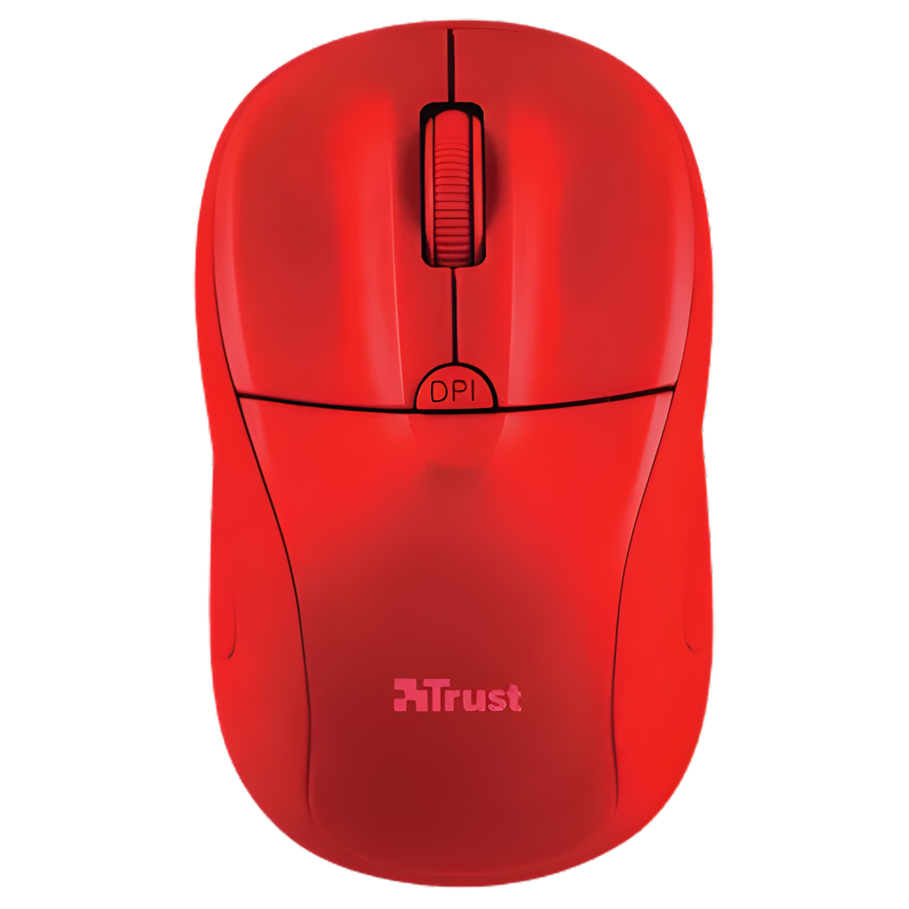 MOUSE TRUST PRIMO INALAMBRICO ROJO