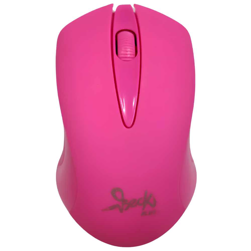MOUSE BECK PLAY M016 INALAMBRICO ROSADO