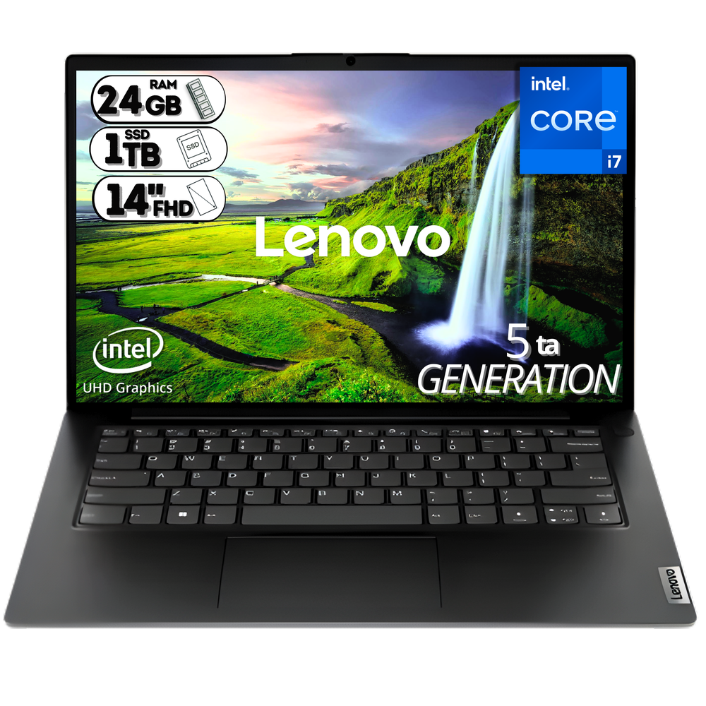 PORTATIL LENOVO V14 G5 IRL INTEL CORE I7 13620H/RAM DDR5 24GB/SSD M.2 1TB/14" FHD GREY/WIN 11 PRO
