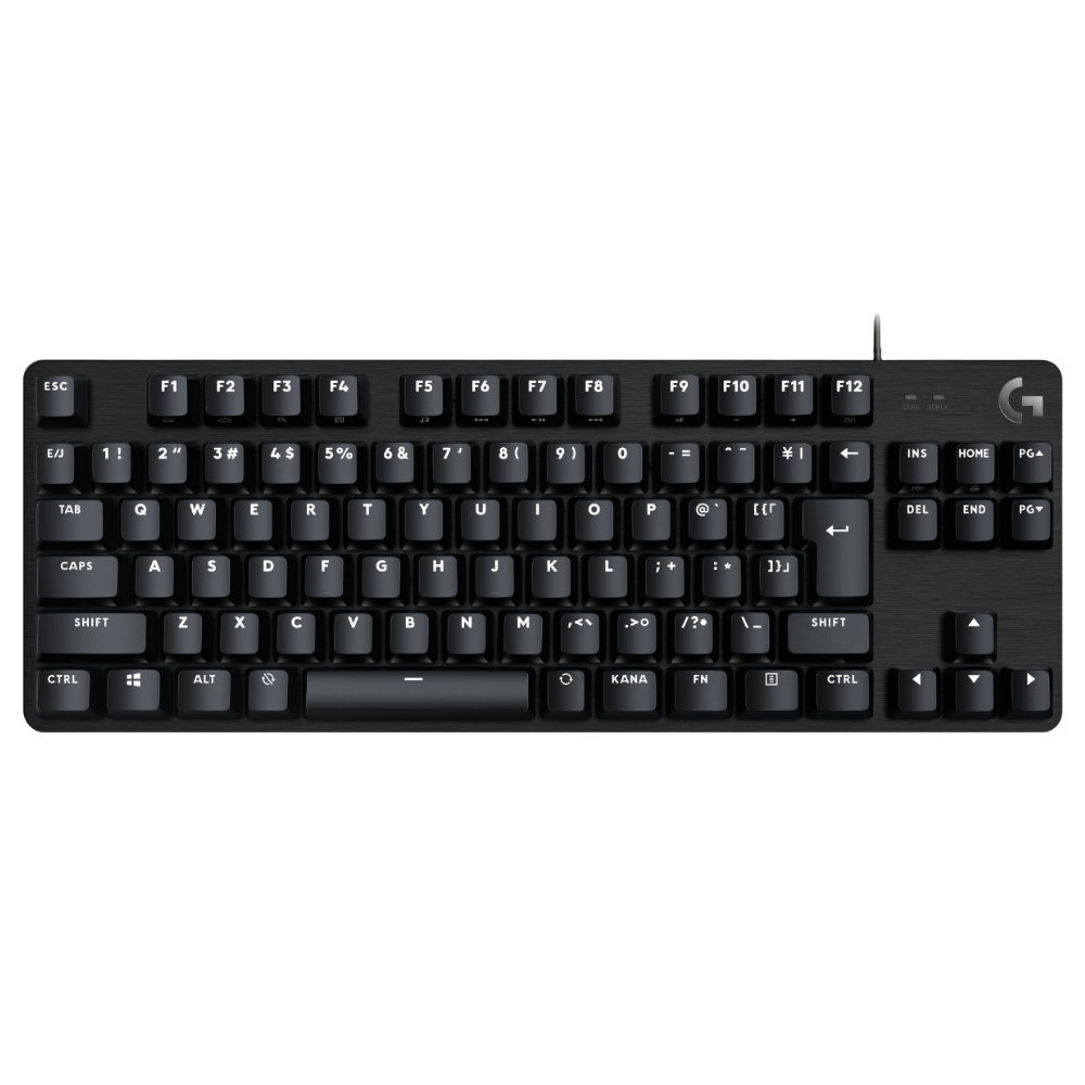TECLADO GAMING LOGITECH G413 TKL SE CARBON INGLES NEGRO LUZ BLANCA