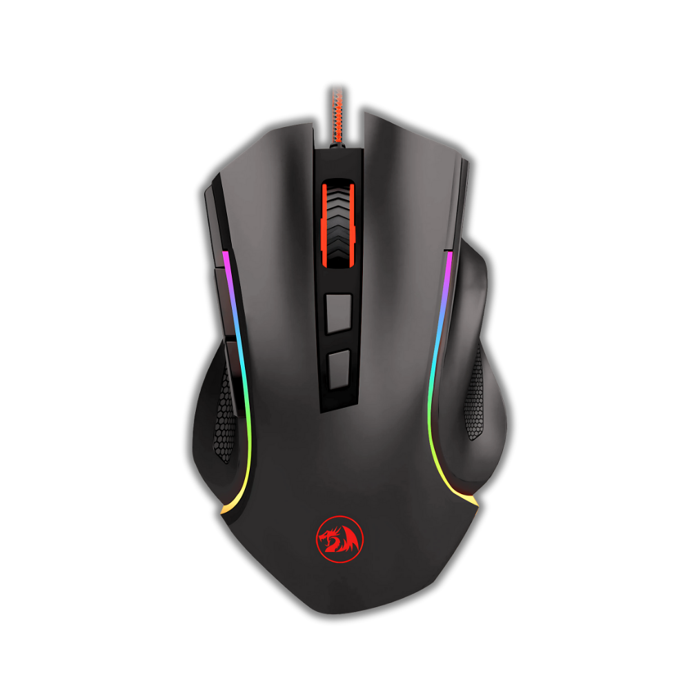 MOUSE GAMER REDRAGON GRIFFIN M607 CON LUCES RGB NEGRO