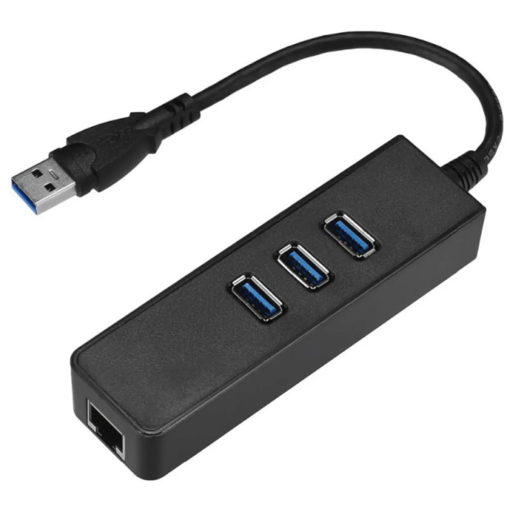 HUB TIPO-C 3.0 / 3 PUERTOS USB / 1 PUERTO RJ45