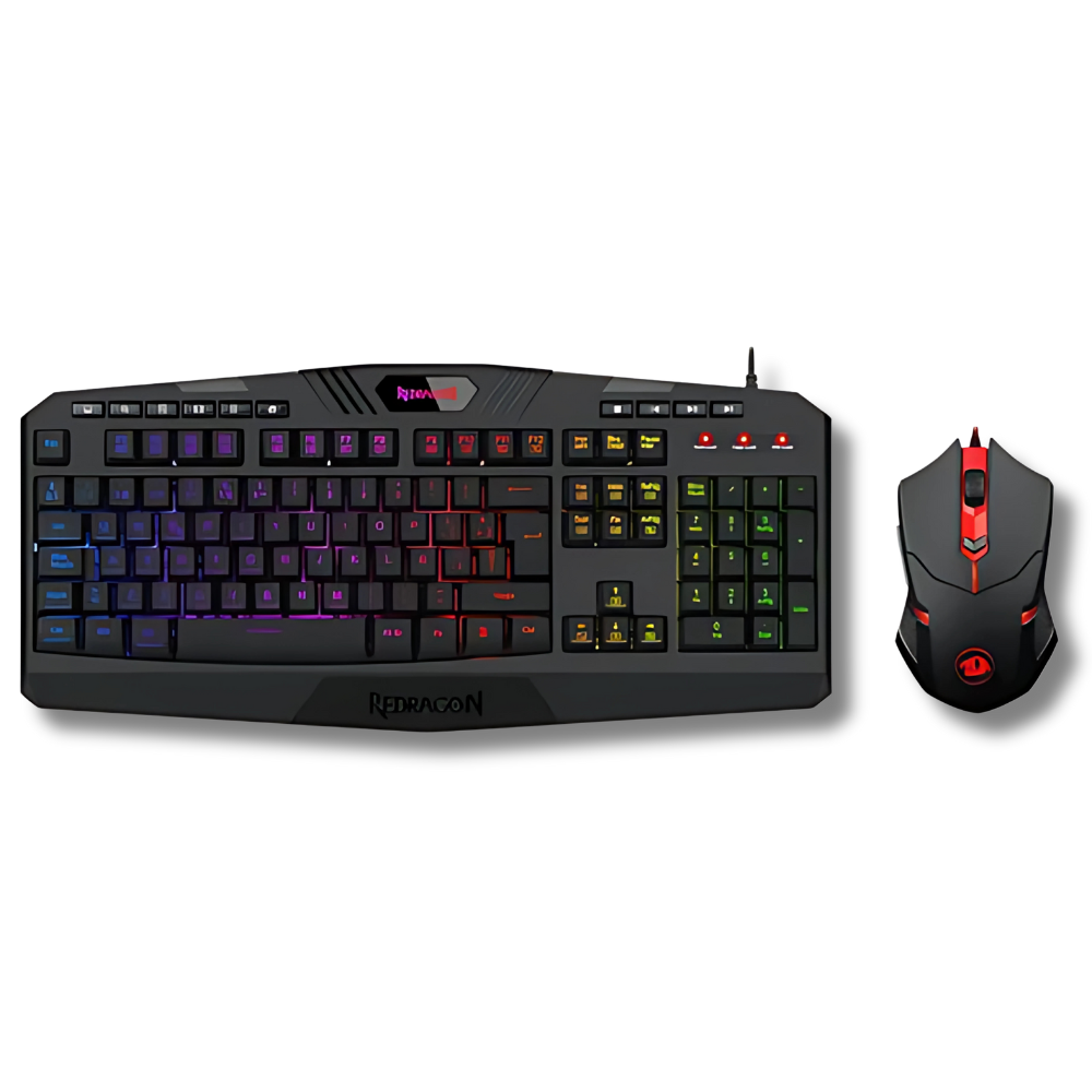 COMBO TECLADO Y MOUSE GAMER REDRAGON EZZENTIALS S101-3