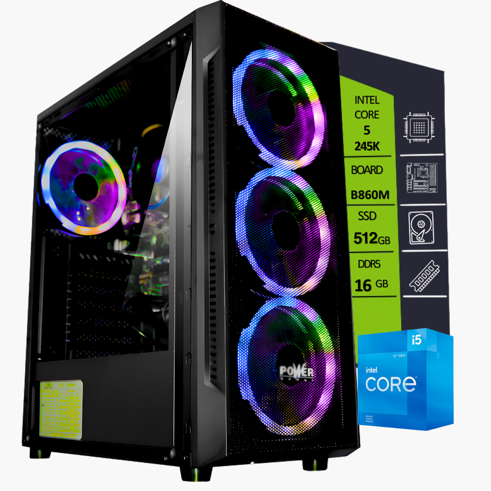 CPU INTEL CORE I5 245K ULTRA /BOARD B860M-K/ SSD 512 GB/ RAM DDR5 16GB