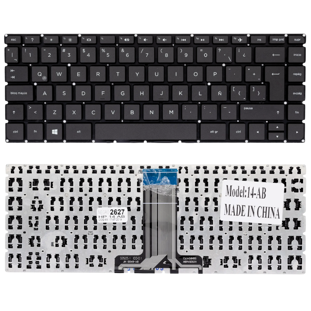 TECLADO HP 14-AB / 14-BA / 240-G6 SIN MALLA