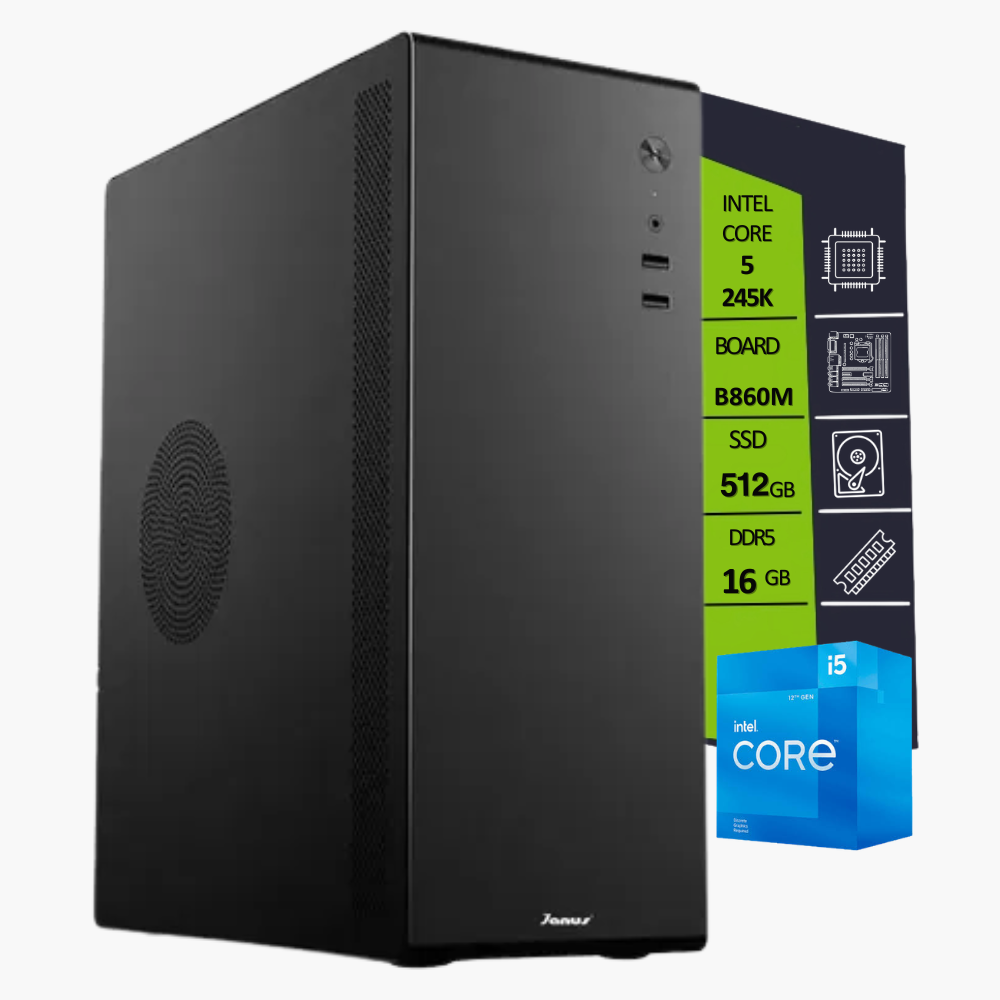 CPU INTEL CORE I5 245K ULTRA /BOARD B860M-K/ SSD 512 GB/ RAM DDR5 16GB/V200