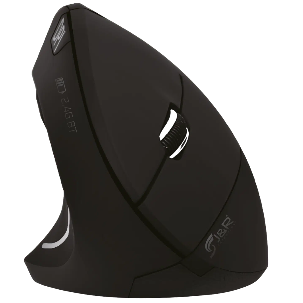 MOUSE ERGONOMICO RECARGABLE MIJR-024 NEGRO
