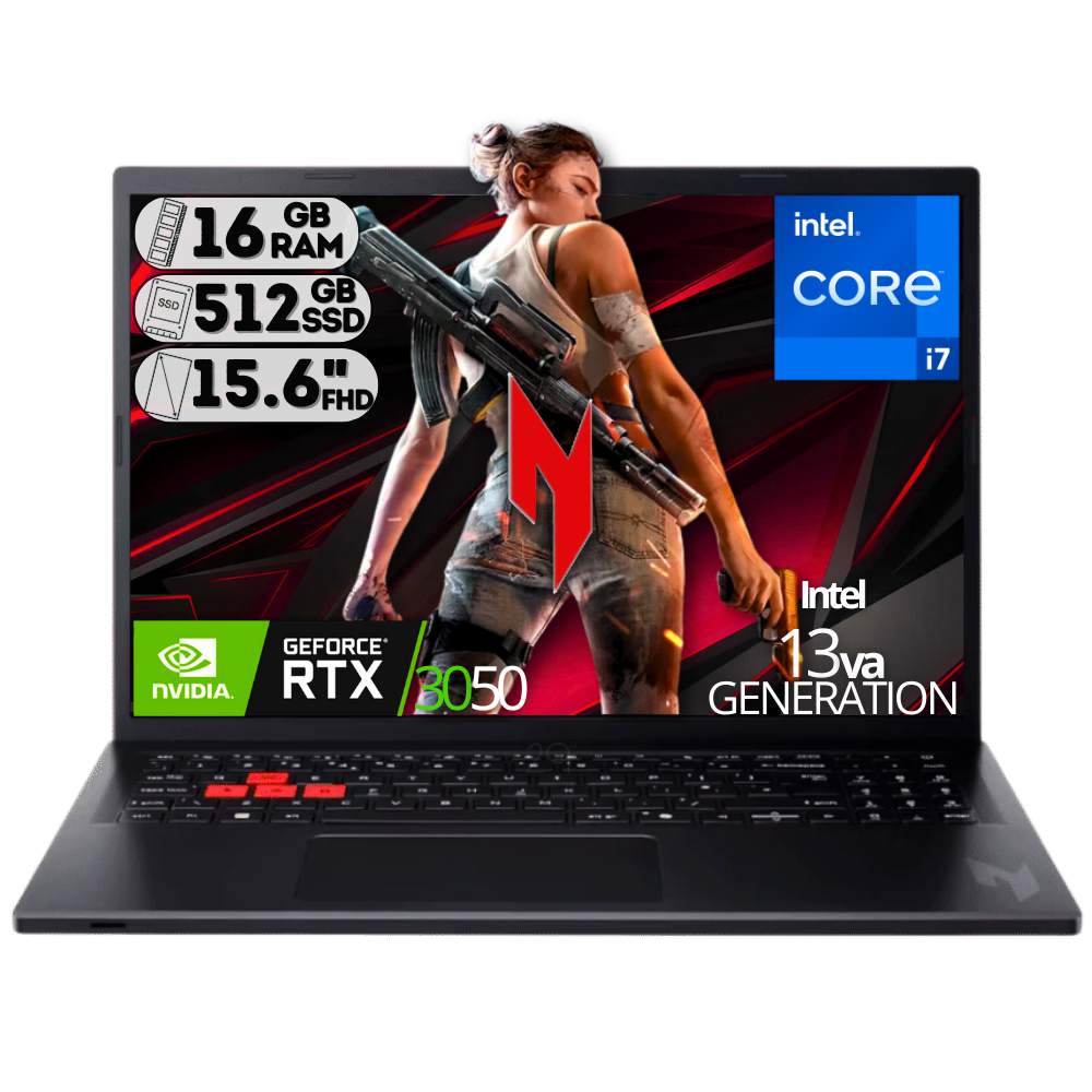 PORTATIL ACER NITRO LITE NL 16-71G-76HT/ CORE I7 13620H/DDR5 16GB/ SSD 512GB/16"WUXGA / 3050 6GB/RED