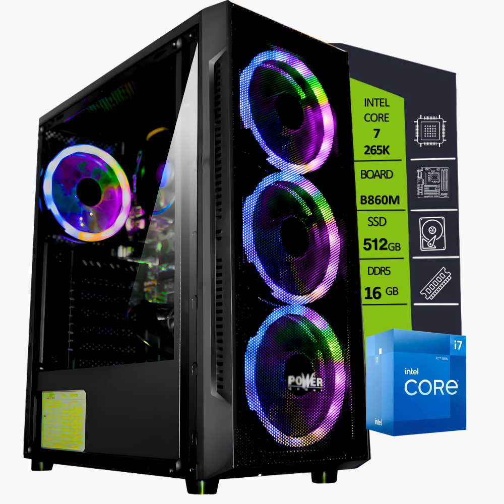 CPU INTEL CORE I7 265K ULTRA /BOARD B860M-K/ SSD 512 GB/ RAM DDR5 16GB