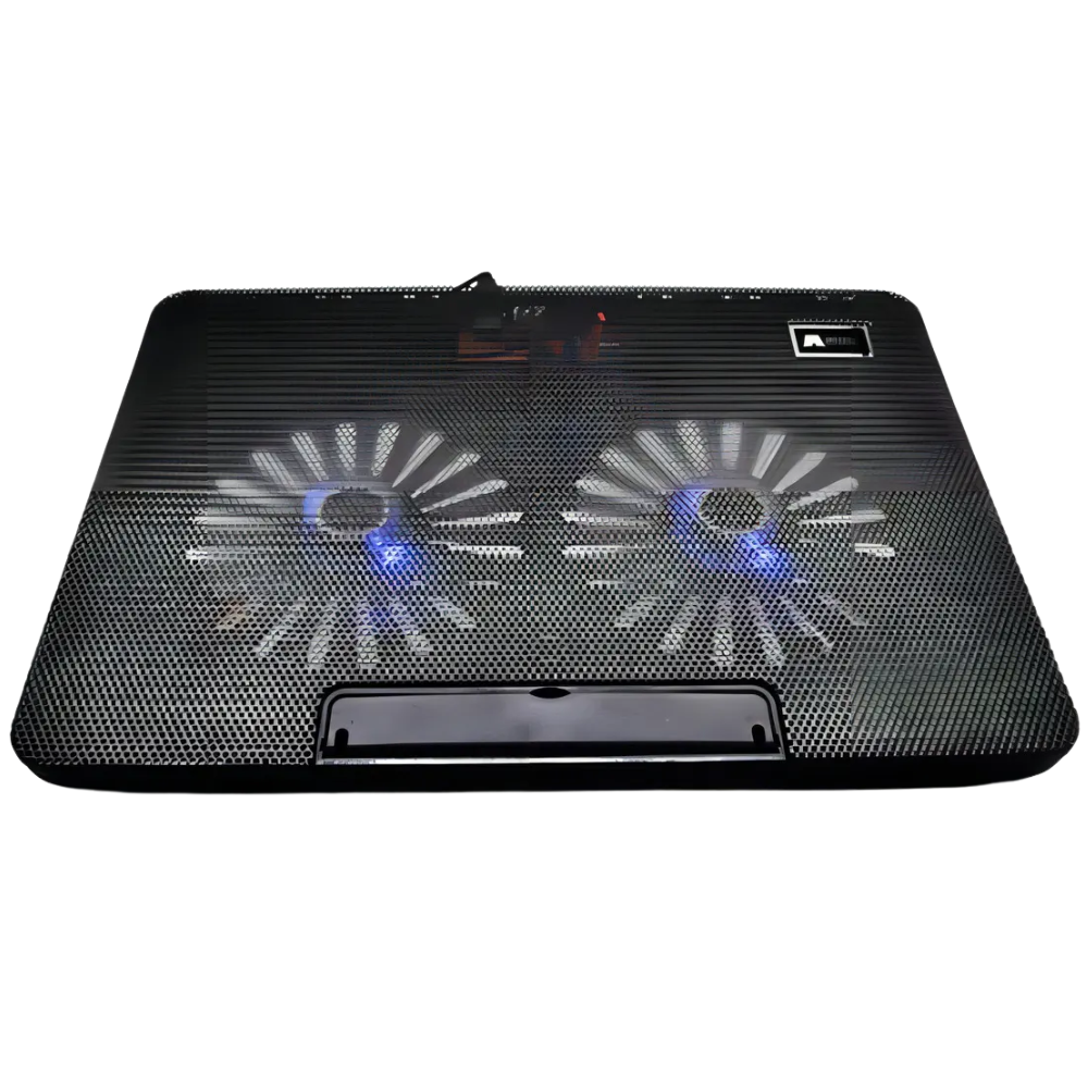 BASE REFRIGERANTE RECLINABLE A2 CON 2 VENTILADORES NEGRO