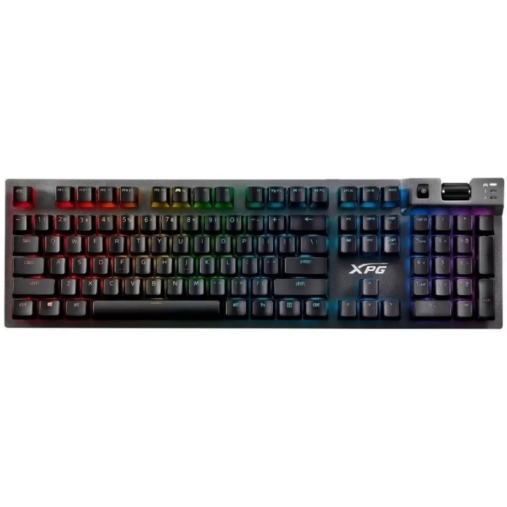 TECLADO GAMER MECANICO XPG CHERRYMX ALUMINIO AZUL