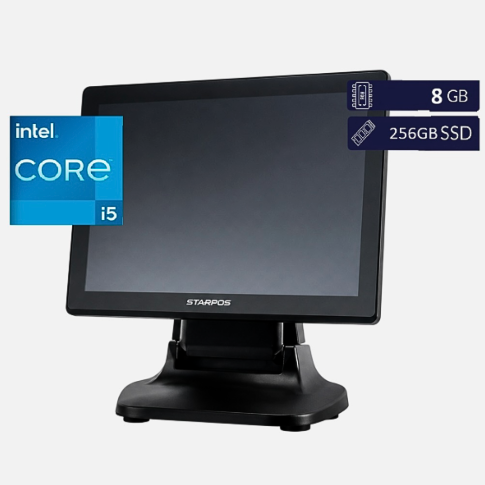 TODO EN UNO POS STARPOS Z156W / INTEL I5 7TH / RAM 8GB / SSD 256GB / PANTALLA 15