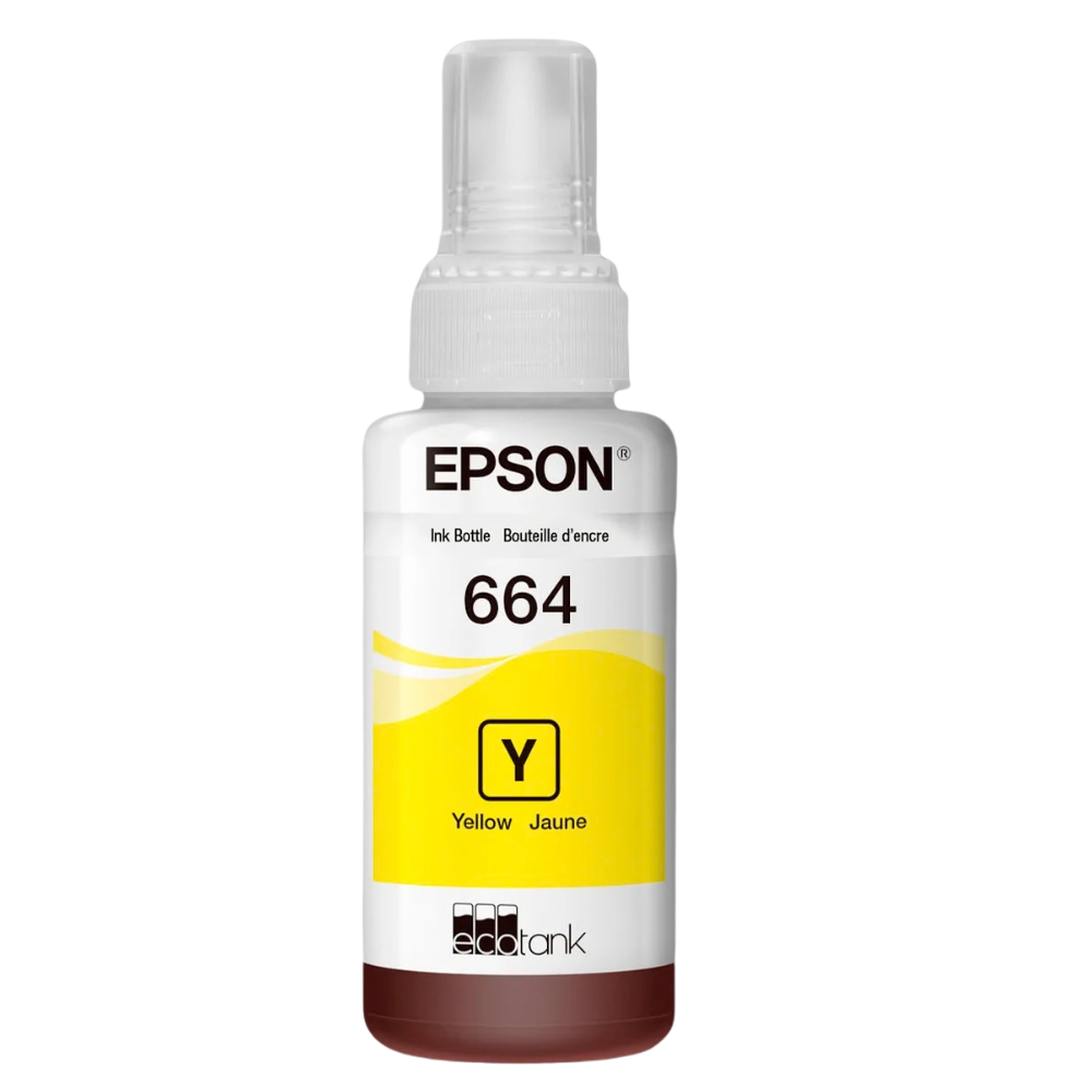 TINTA EPSON 664 REPUESTO AMARILLO CAJA