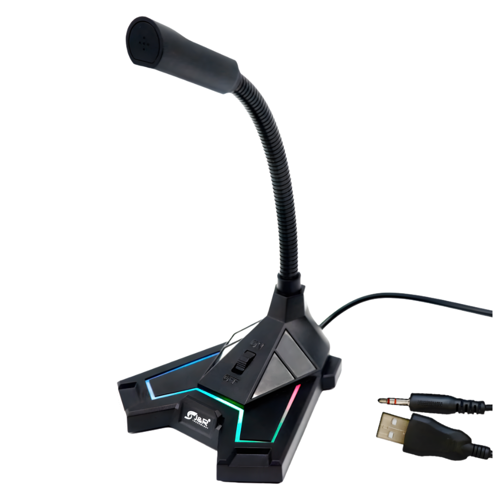 MICROFONO GAMER MCJR-004 JYR GAMER ILUMINACION