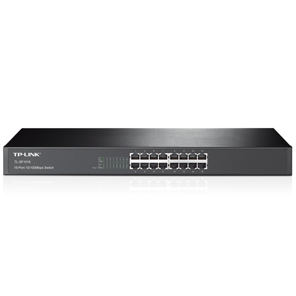 TL-SF1016 SWITCH TP-LINK 16 PUERTOS 10-100 RACKMOUNT