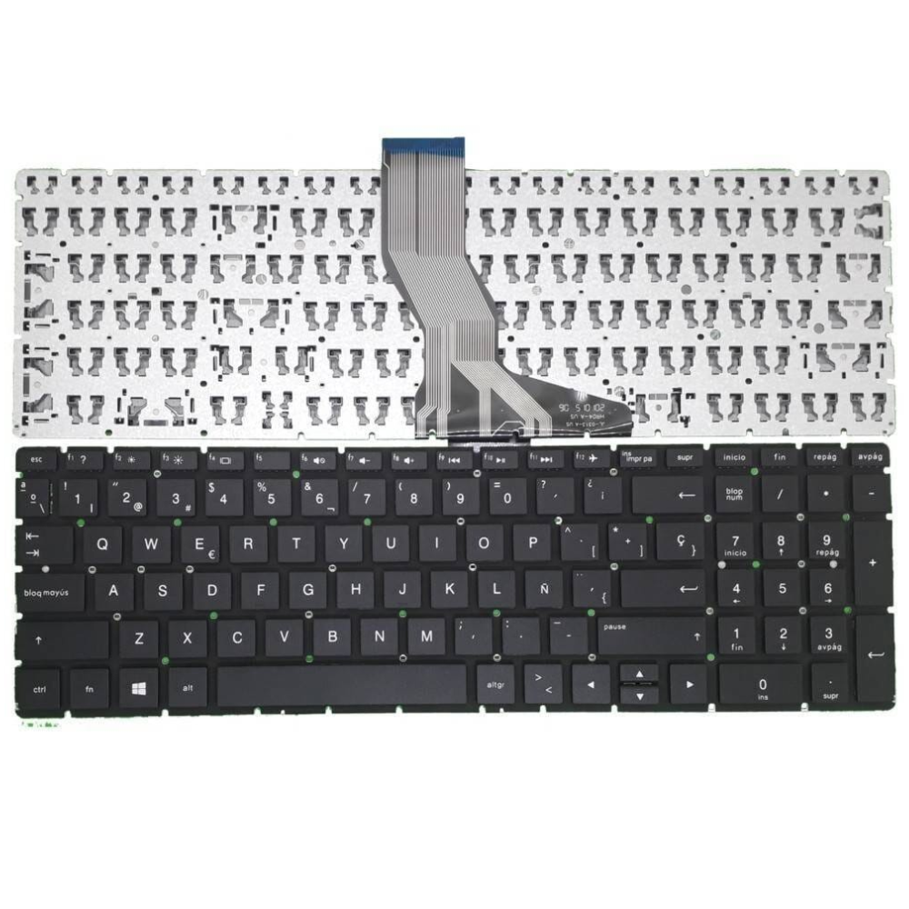 TECLADO PARA HP 15-BS/15-BW/15-AB/15T/15Z/15UA NEGRO CON MALLA