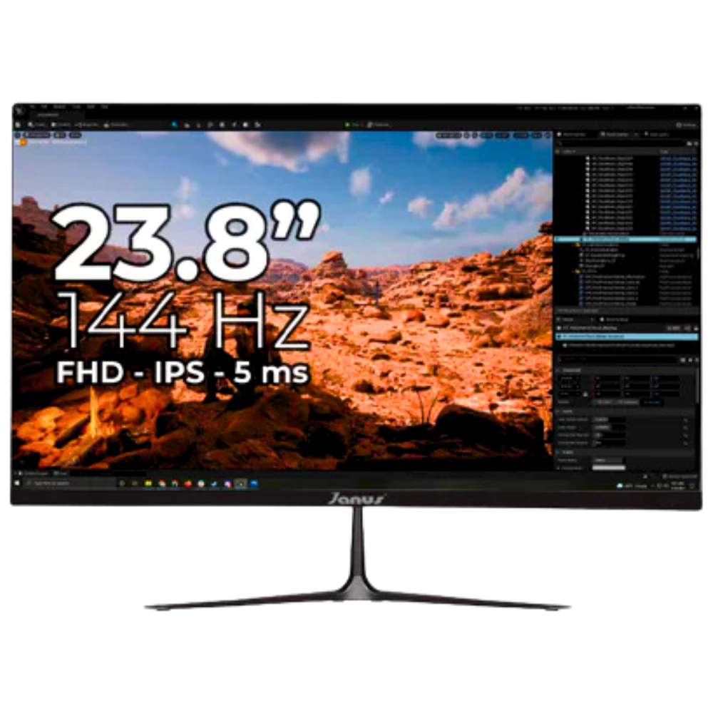MONITOR JANUS J23.8144SIPSN 23.8 PLANO 144HZ 5MS