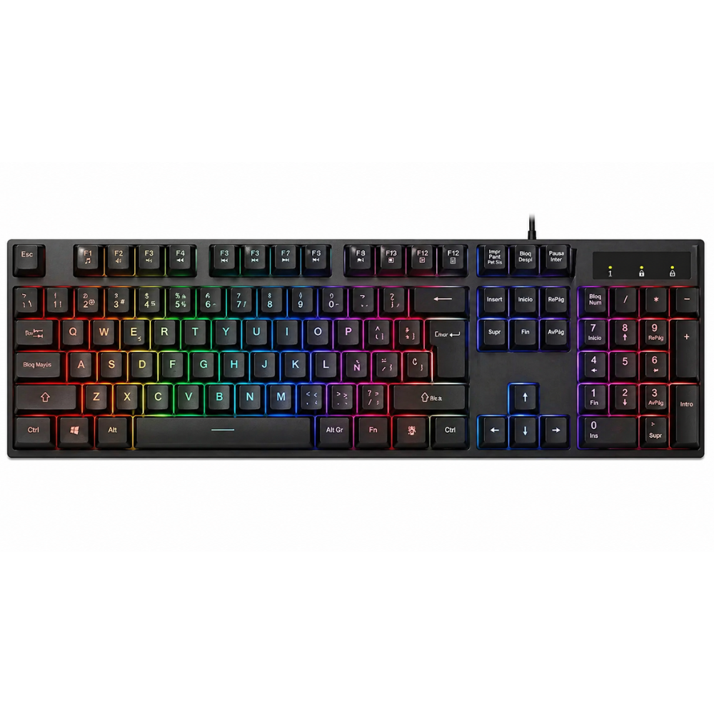 TECLADO GAMER USB RETROILUMINADO F17