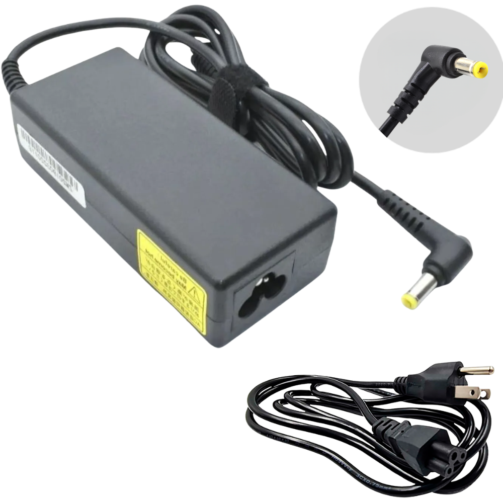 CARGADOR HP AMARILLA 18.5V 3.5A 4.0*1.7MM