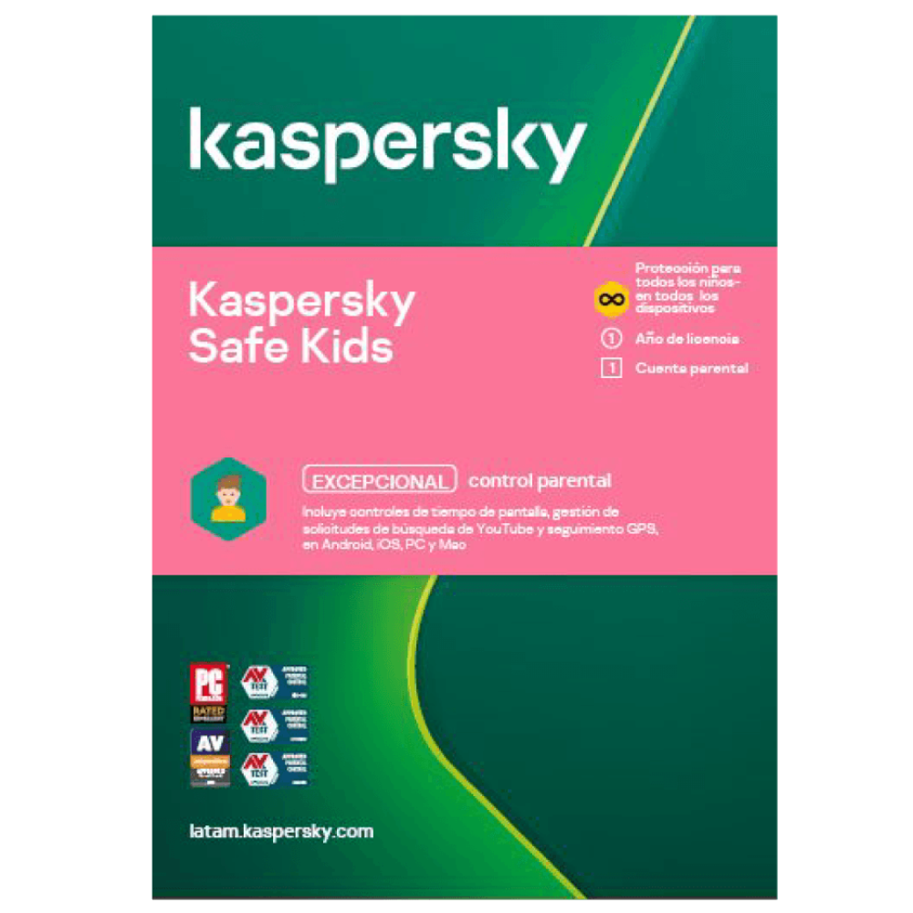 ANTIVIRUS KASPERSKY SAFE KIDS / 1 USUARIO / 1 AÑO / BASE (KL1962DDAFS)