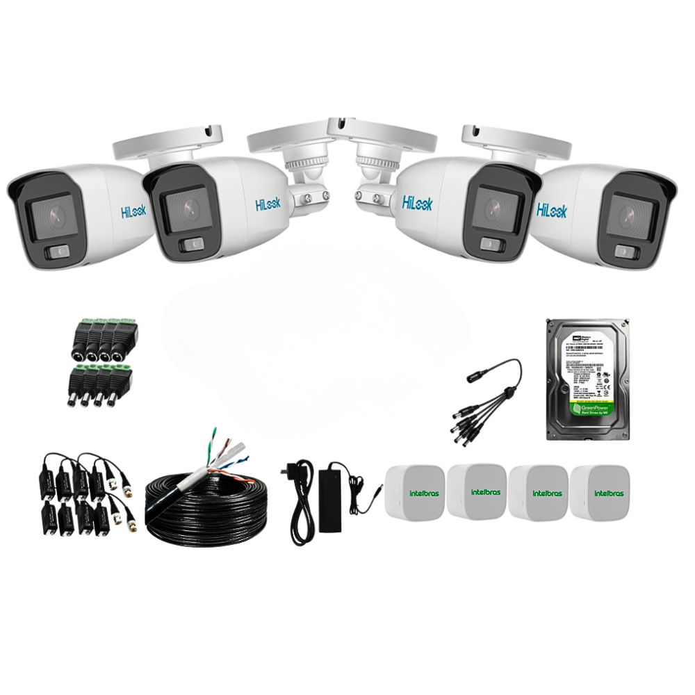 TK-4042B-MP 2MP KIT HILOOK DVR 204Q +4 CAMARAS