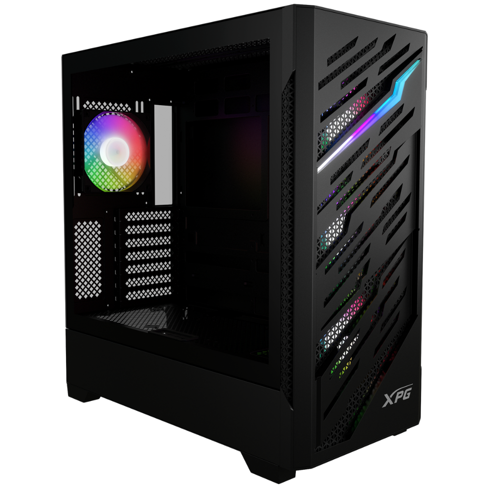 CAJA ATX XPG STARKER AIR BTF 4 COOLER VIDRIO TEMPLADO NEGRO