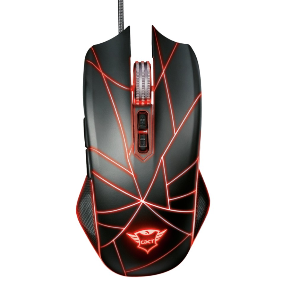 MOUSE GAMER USB TRUST TURE NEGRO RGB