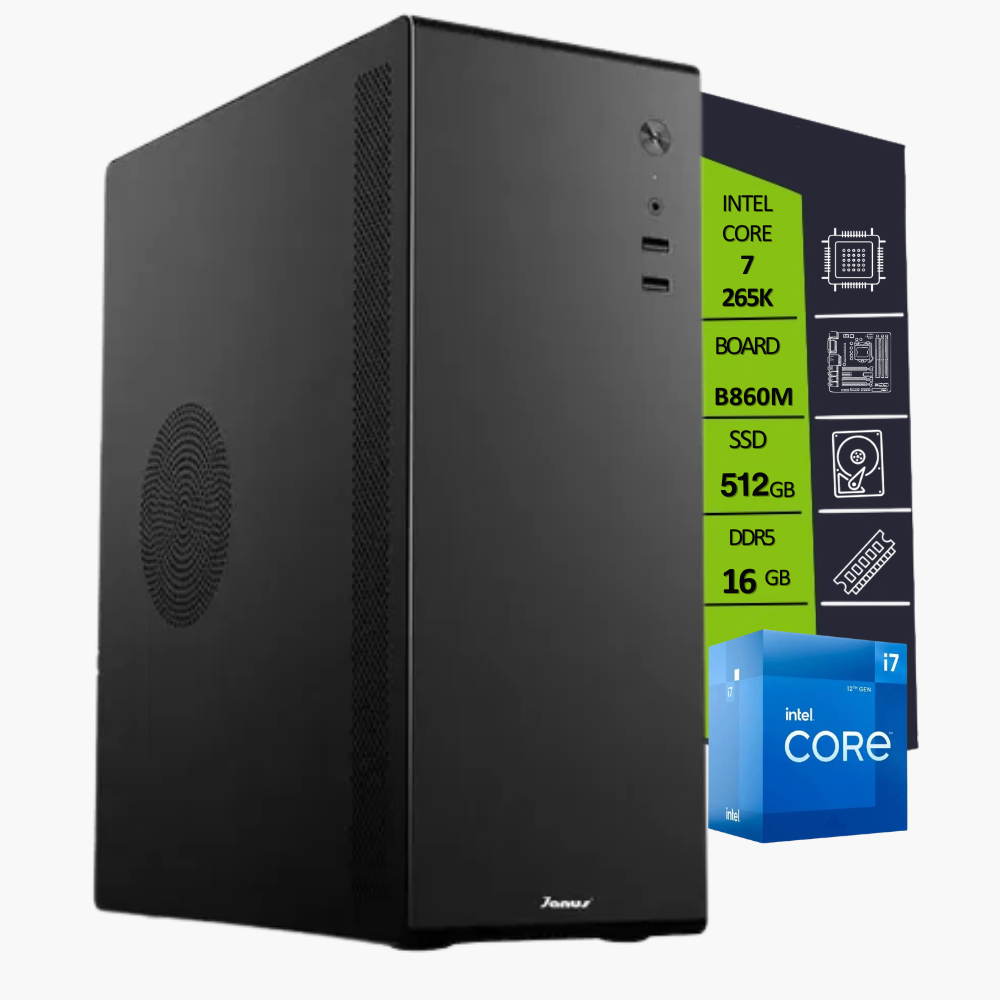 CPU INTEL CORE I7 265K ULTRA /BOARD B860M-K/ SSD 512 GB/ RAM DDR5 16GB/V200