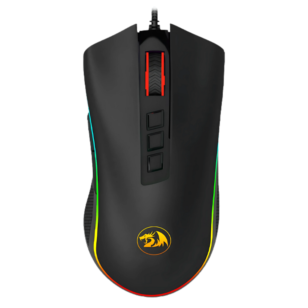 MOUSE GAMER RGB REDRAGON COBRA NEGRO M711