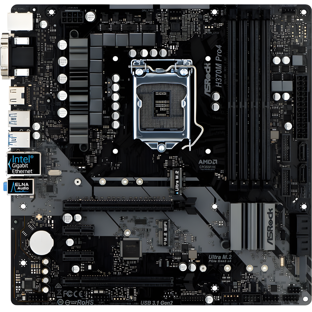 BOARD ASROCK H370M -HDV