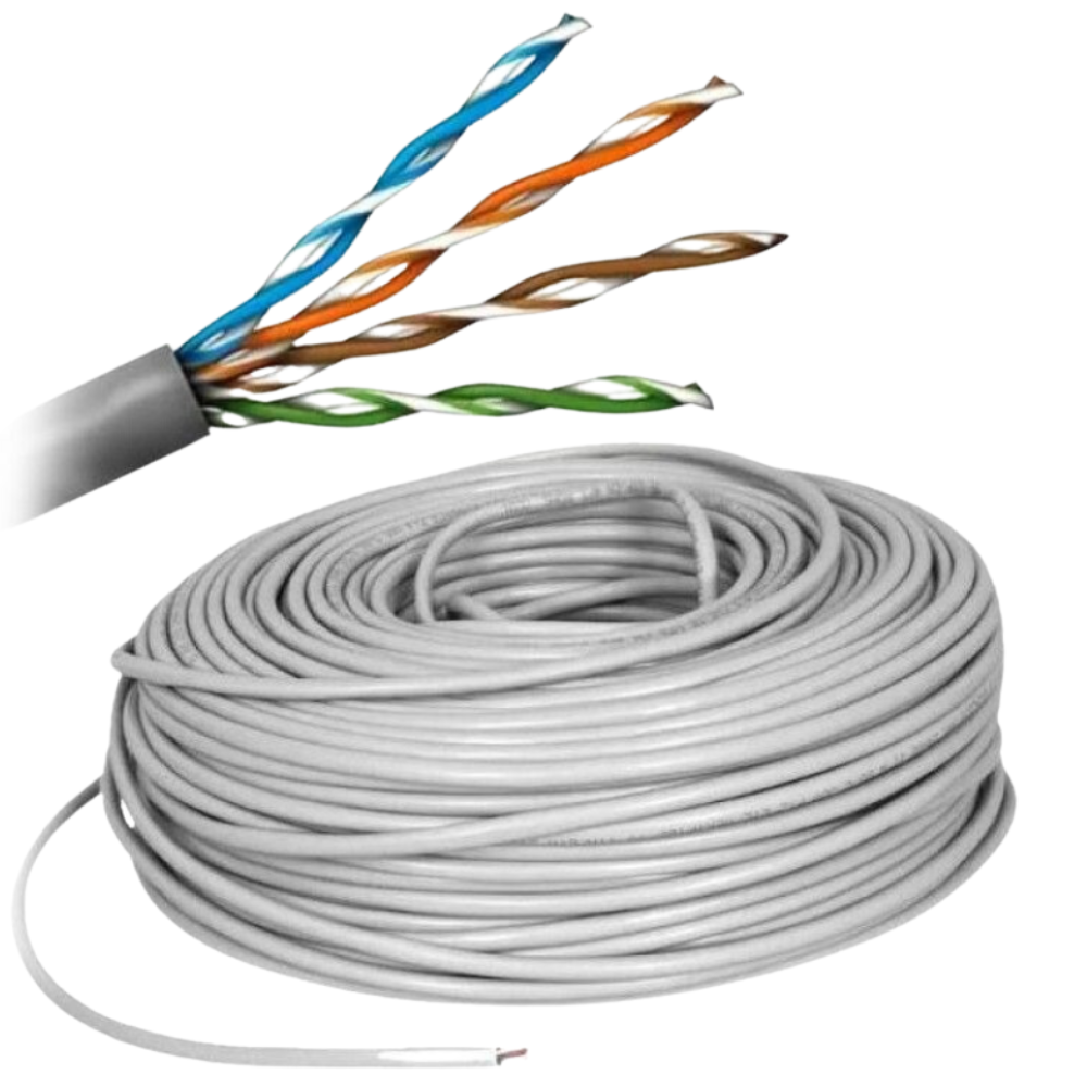 CABLE UTP CAT5 INTERIOR 100% COBRE / POR METROS