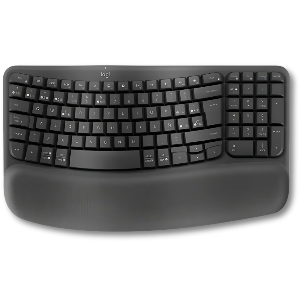 TECLADO LOGITECH WAVE ERGONOMICO BLUETOOTH GRAFITO