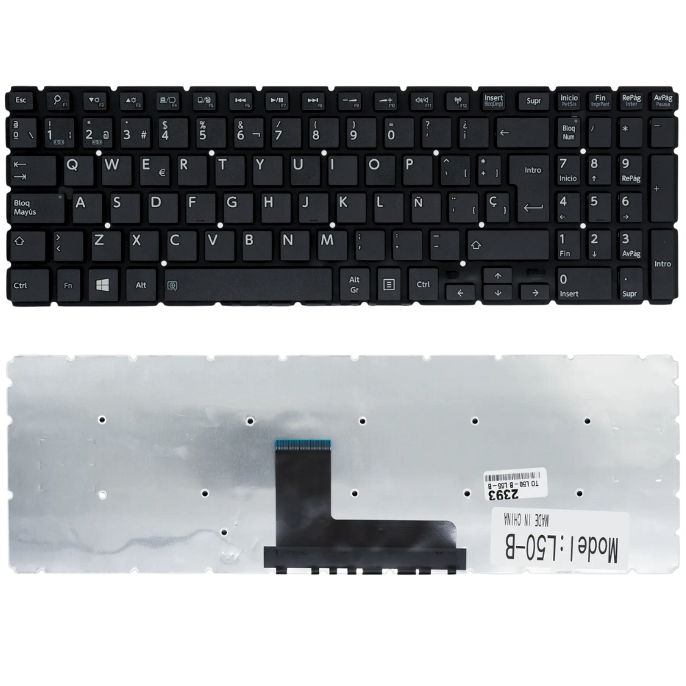 TECLADO TOSHIBA L50-B / L55-B / P55W NEGRO