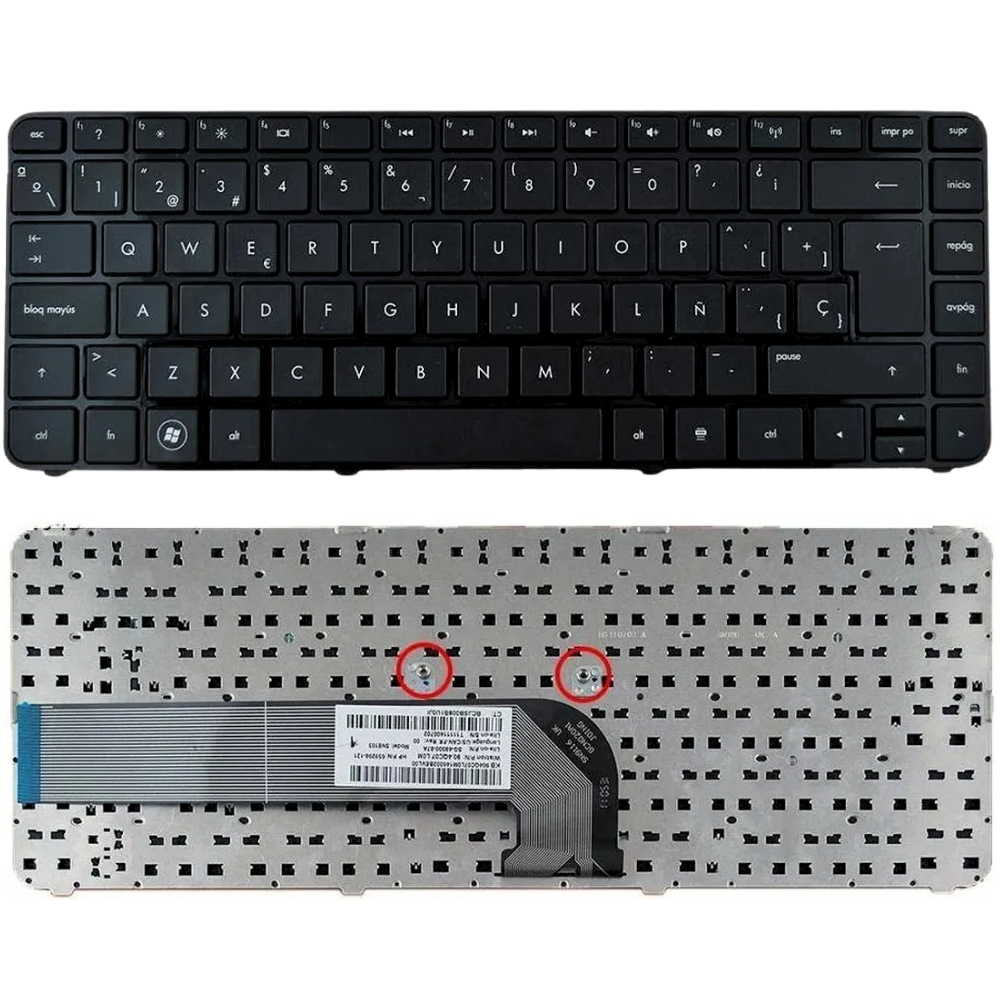 TECLADO HP DV4-3000 / DV4-4000 CON MARCO NEGRO