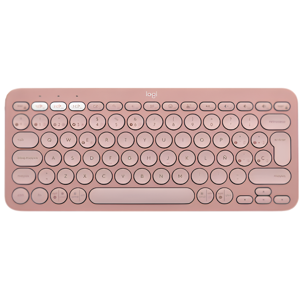 TECLADO LOGITECH PEBBLE K380S BLUETOOTH ROSA