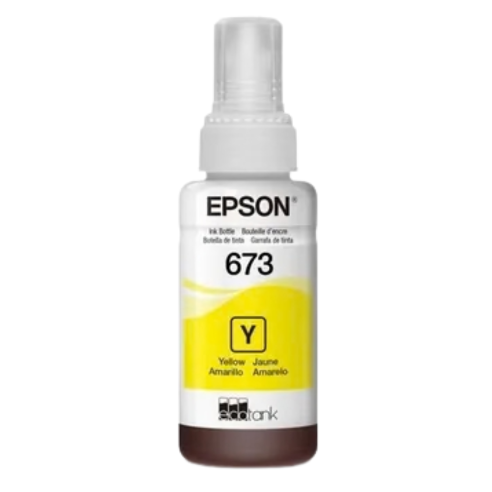 TINTA EPSON 673 ORIGINAL AMARILLO CAJA