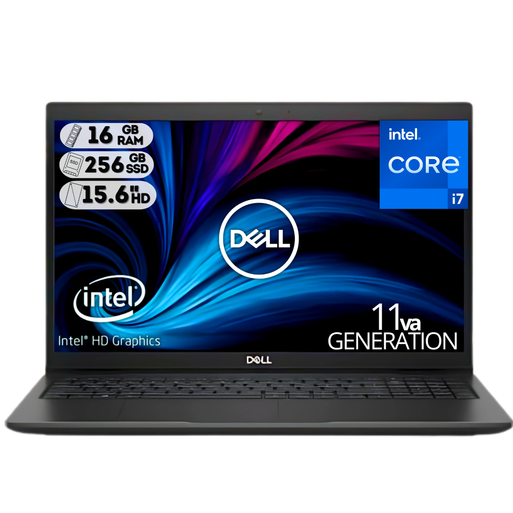 PORTATIL DELL LATITUDE 3520 INTEL CORE I7- 1165G7 / SSD 256GB/ DDR4 16GB / 15" HD / NEGRO /REFURBISH