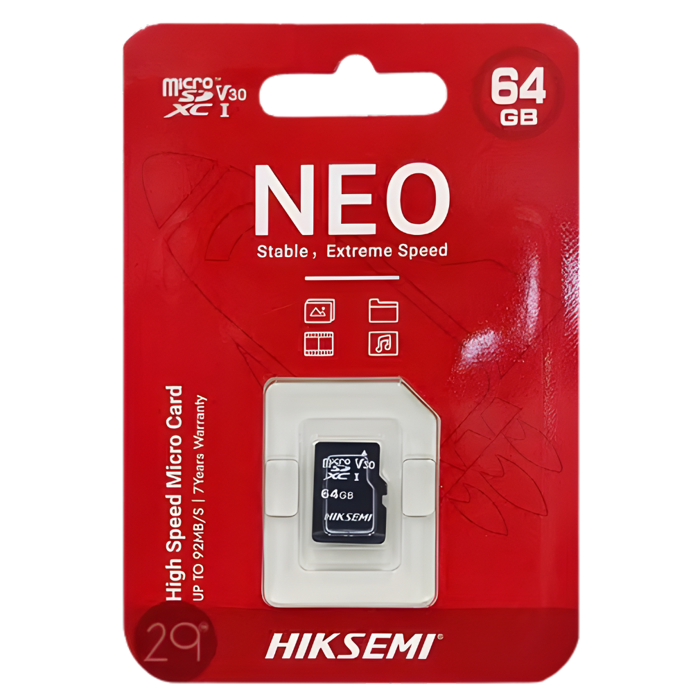 MEMORIA MICRO SD HIKSEMI NEO 64GB CLASE 10